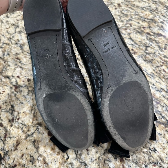 Tory Burch embellished ballet flat, navy blue, sz 9.5 - Picture 4 of 5